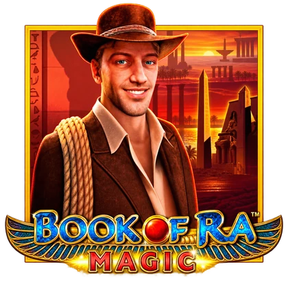 Игровой автомат Книга ра меджик: логотип Book of Ra Magic